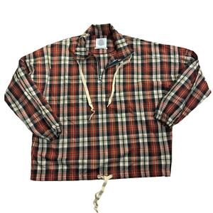 Urban Outfitters Pullover Jacket Long Sleeve Plaid Multicolour size medium